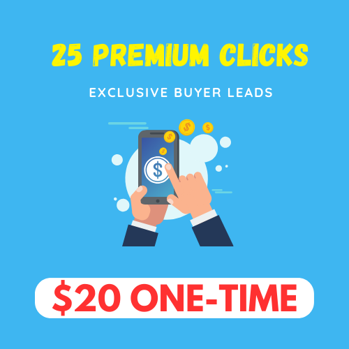 25 FRESH PREMIUM CLICKS 25 FRESH PREMIUM CLICKS